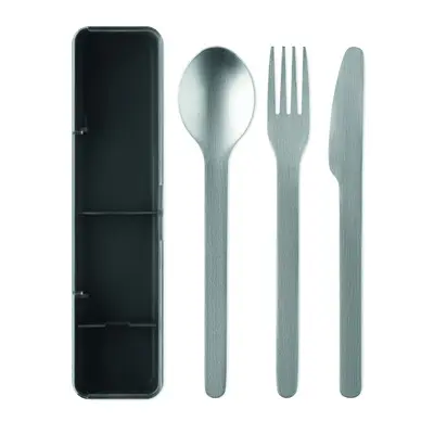 Porta pranzo MESTECK con posate in acciaio inox - Immagine 6