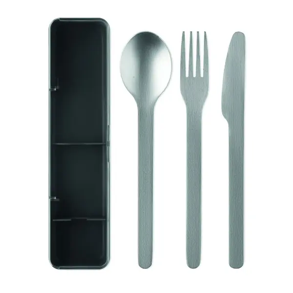 Porta pranzo MESTECK con posate in acciaio inox - Immagine 6