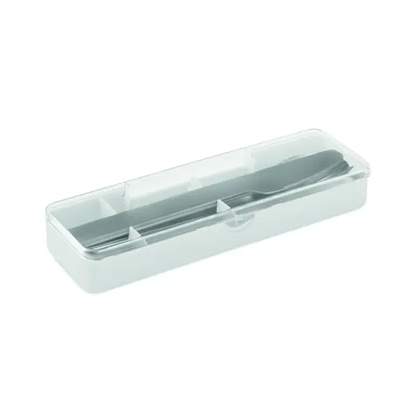 Porta pranzo MESTECK con posate in acciaio inox - Immagine 7