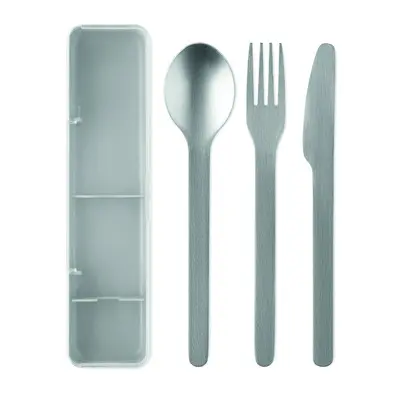 Porta pranzo MESTECK con posate in acciaio inox - Immagine 16
