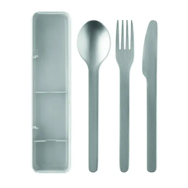 Porta pranzo MESTECK con posate in acciaio inox - Immagine 16