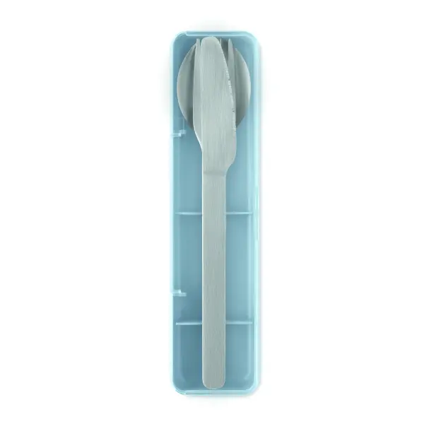 Porta pranzo MESTECK con posate in acciaio inox - Immagine 23