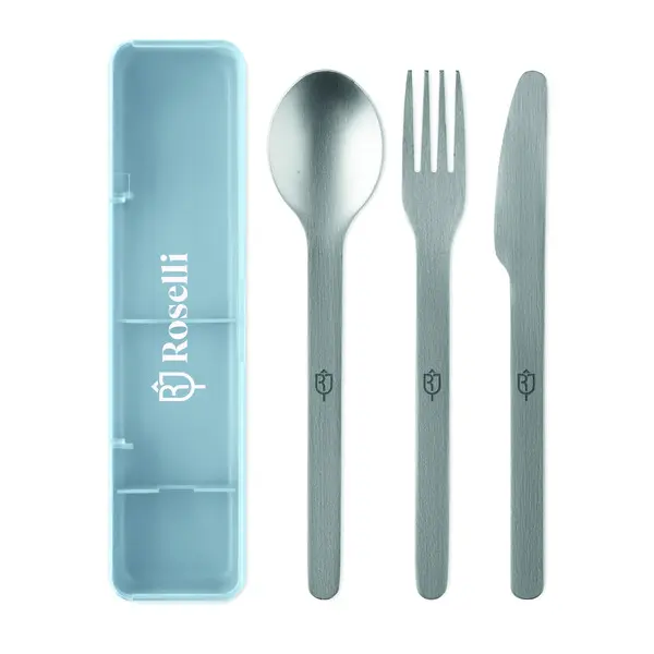 Porta pranzo MESTECK con posate in acciaio inox - Immagine 27