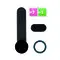 Caricabatterie wireless auto FLECAR 15W con stampa - Anteprima 8