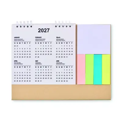 Calendario da tavolo CALENDOO con memopad FSC® - Immagine 7