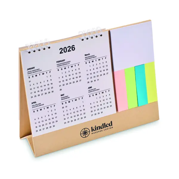 Calendario da tavolo CALENDOO con memopad FSC® - Immagine 4