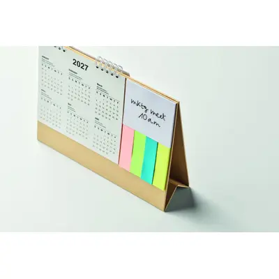 Calendario da tavolo CALENDOO con memopad FSC® - Immagine 3