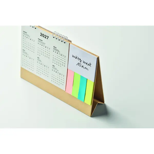 Calendario da tavolo CALENDOO con memopad FSC® - Immagine 3