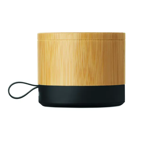 Speaker RECAR BAMBOO in bambù 3W personalizzato - Immagine 2
