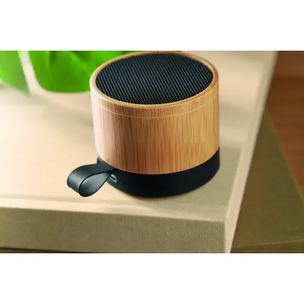 Speaker RECAR BAMBOO in bambù 3W personalizzato - Immagine 12