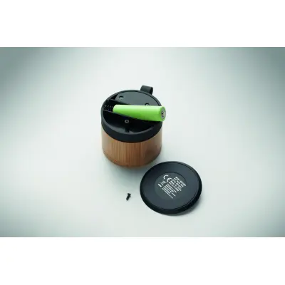 Speaker RECAR BAMBOO in bambù 3W personalizzato - Immagine 3