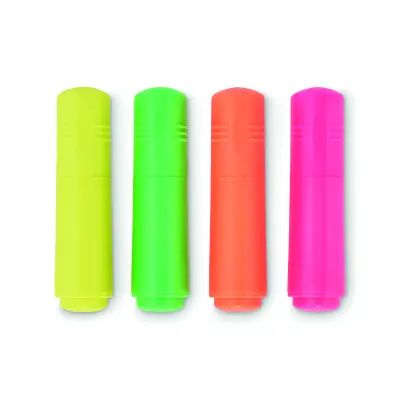 Evidenziatore HIGH4 set da 4 con stampa - Immagine 2