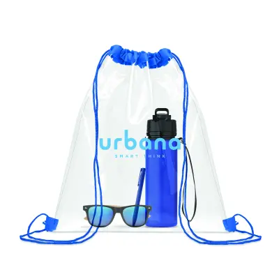 Zainetto a sacca USEE trasparente 44x14x44 cm - Immagine 11