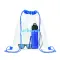 Zainetto a sacca USEE trasparente 44x14x44 cm - Anteprima 11