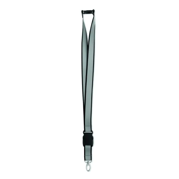 Lanyard riflettente TOSEE RPET 2,5 cm promozionale - Immagine 2
