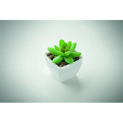 Mini pianta artificiale ARTIGRAP 37,5 cm con stampa - Immagine 4