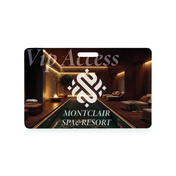 Porta badge BADSMALL 54 x 86 mm con logo - Immagine 4