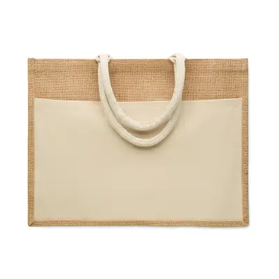 Shopper in juta BAGA 46x38x51 cm personalizzata - Immagine 2