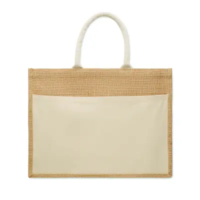 Shopper in juta BAGA 46x38x51 cm personalizzata - Immagine 3