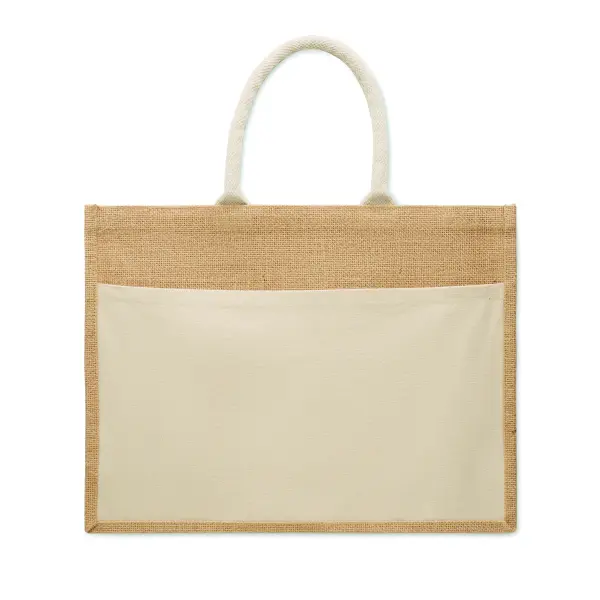 Shopper in juta BAGA 46x38x51 cm personalizzata - Immagine 3
