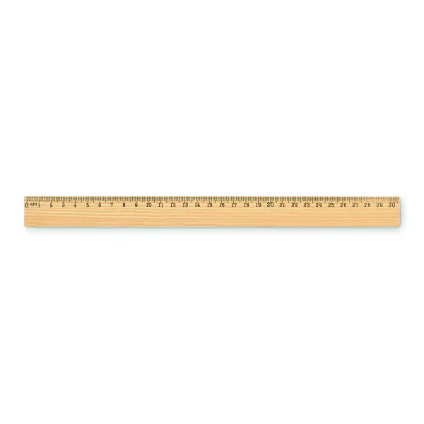 Righello RULER30 in legno da 30 cm personalizzabile - Immagine 1