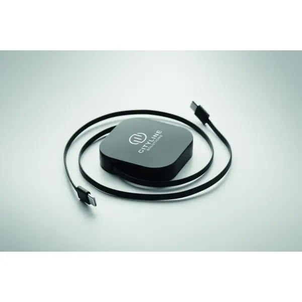 Cavo retrattile LINEA 100 100W con stampa - Immagine 7