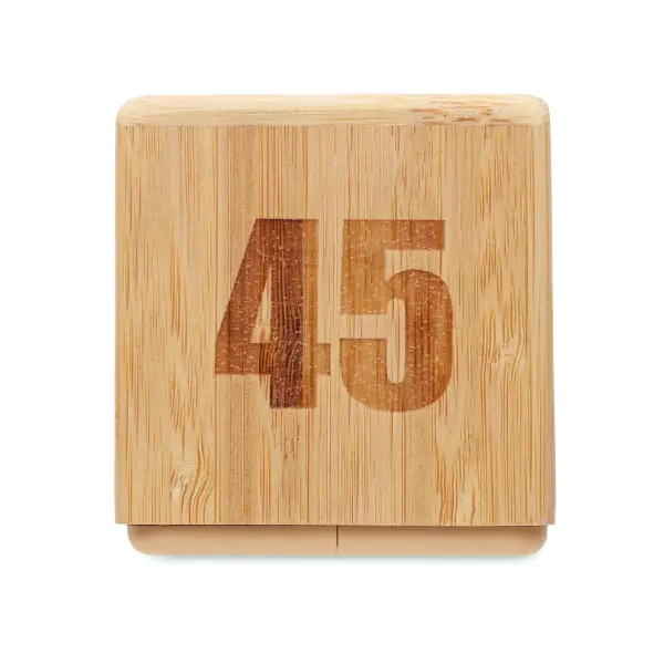 Timer da cucina CURT in bambù personalizzato - Immagine 6