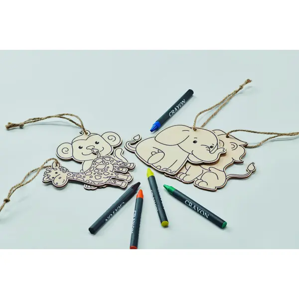 Set per dipingere THEZOO in legno con stampa - Immagine 1