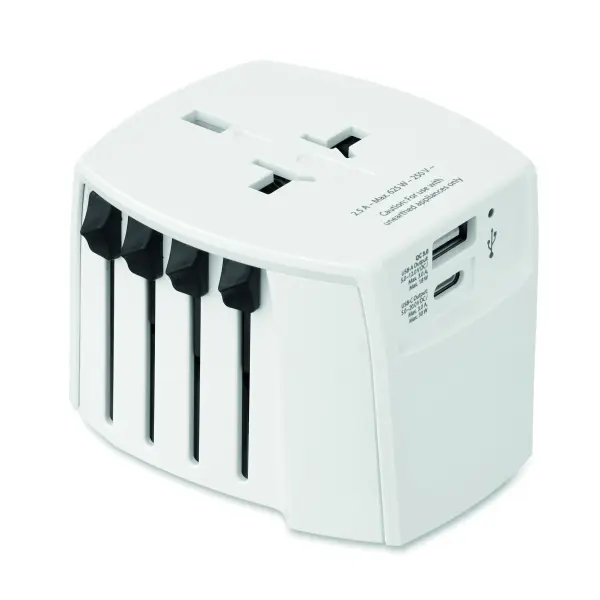 Adattatore da viaggio MUV USB AC30 PD personalizzato - Immagine 1
