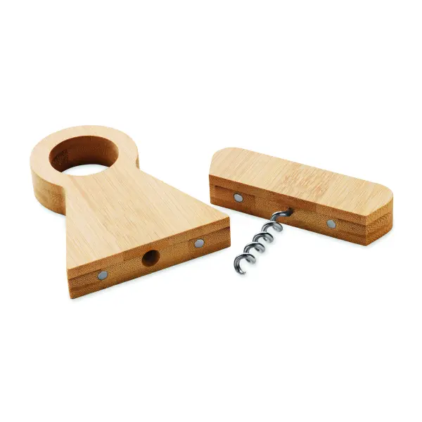 Supporto vino STANDTURN in bambù FSC personalizzato - Immagine 2
