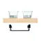 Porta tealight IRONDLE in legno e ferro personalizzato - Anteprima 2
