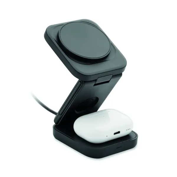 Caricatore wireless SATELIT 3 in 1 con il tuo logo - Immagine 3