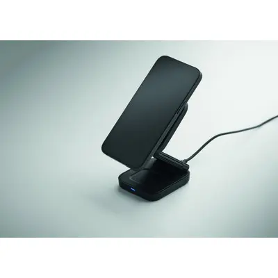 Caricatore wireless SATELIT 3 in 1 con il tuo logo - Immagine 4