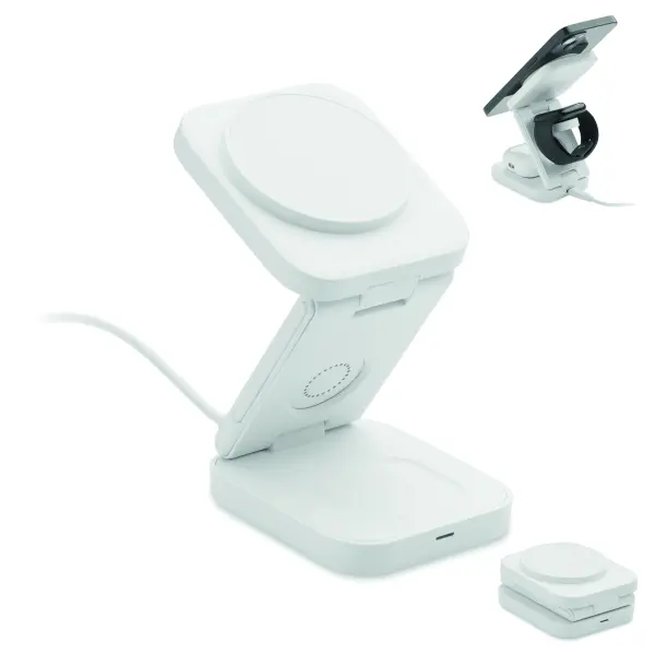 Caricatore wireless SATELIT 3 in 1 con il tuo logo - Immagine 7