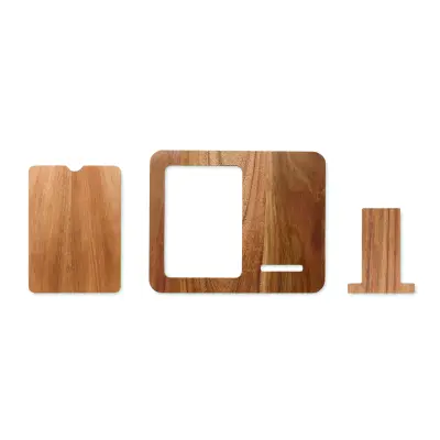 Caricatore wireless FINWOOD in legno 15 W stampa - Immagine 6