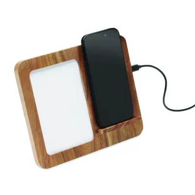 Caricatore wireless FINWOOD in legno 15 W stampa - Immagine 8