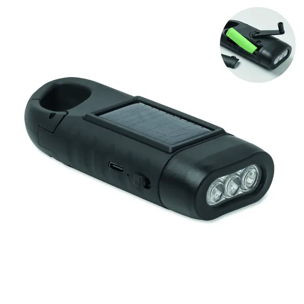 Torcia CRANCH a 3 LED personalizzata con il tuo logo - Immagine 2
