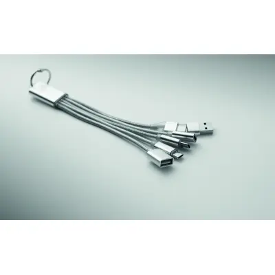 Portachiavi HUBLUE cavo dati e ricarica 3 in 1 - Immagine 10