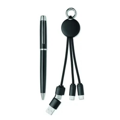 Cavo di ricarica INTWOS 2-in-1 promozionale - Immagine 2