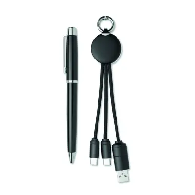 Cavo di ricarica INTWOS 2-in-1 promozionale - Immagine 3