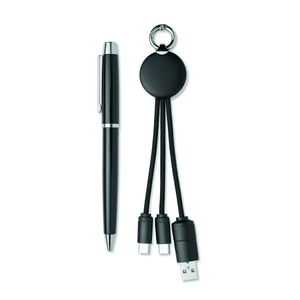 Cavo di ricarica INTWOS 2-in-1 promozionale - Immagine 3