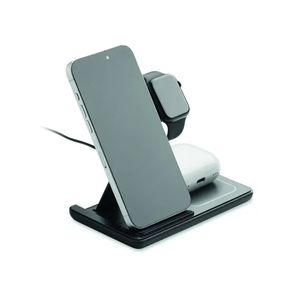 Caricatore wireless DOCK3 3 in 1 con logo - Immagine 2