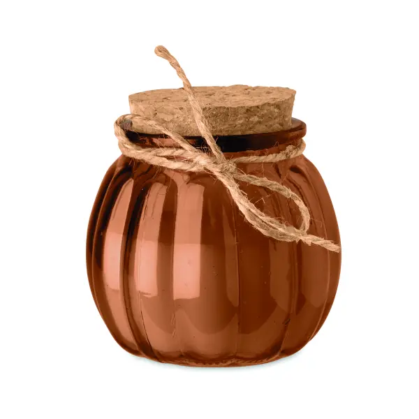 Candela profumata PUMKIN in vetro personalizzabile - Immagine 2