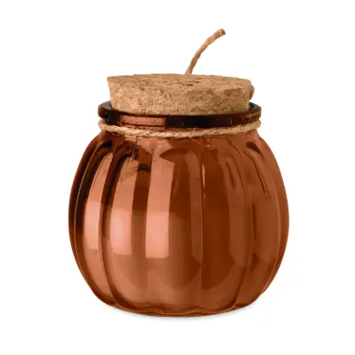 Candela profumata PUMKIN in vetro personalizzabile - Immagine 3