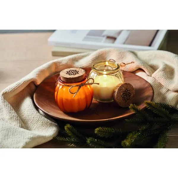 Candela profumata PUMKIN in vetro personalizzabile - Immagine 18
