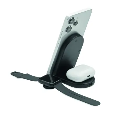 Caricatore wireless ELASTI pieghevole 3 in 1 15W - Immagine 5
