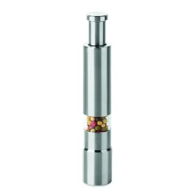 Macina sale e pepe PRESSY in acciaio inox personalizzabile - Immagine 1