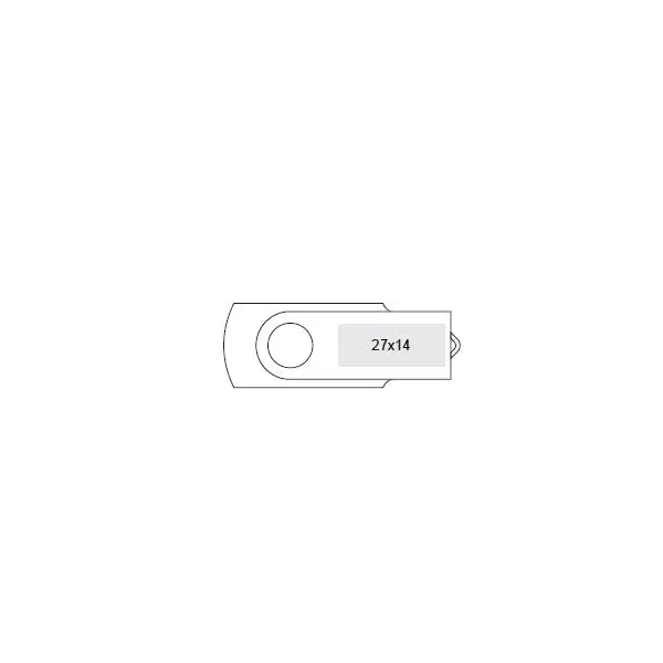 USB 4GB Chiavetta USB Personalizzabile - Twister USB-OTG - Immagine 2