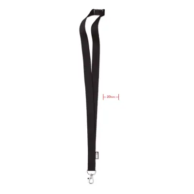 Lanyard rPET LANY RPET con meccanismo sicurezza - Immagine 2