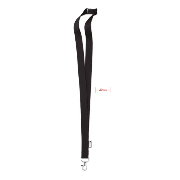 Lanyard rPET LANY RPET con meccanismo sicurezza - Immagine 2